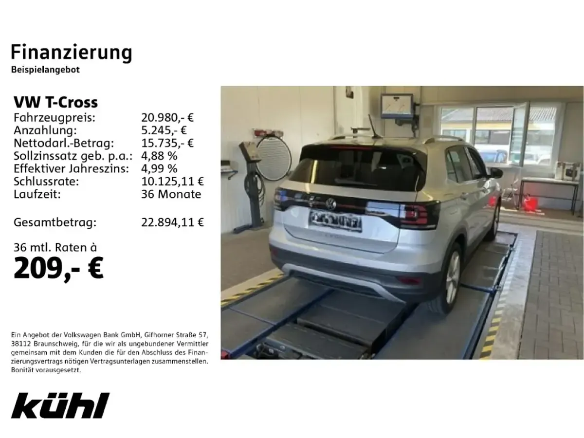 Gebraucht VW T-Cross Style 110 PS (80 kW) 2023 SUV