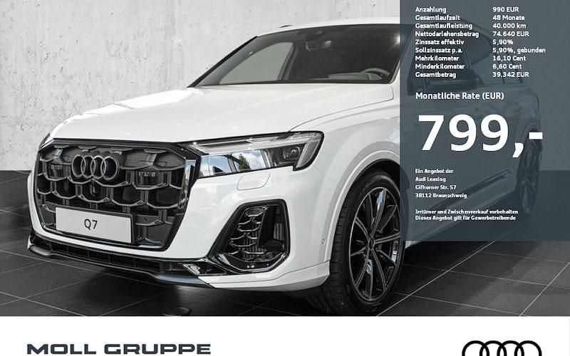Gletscherweiss metallic Neu 2025 Audi Q7 S-Line SUV | 90.990 € (Superpreis) - Bild 1/4