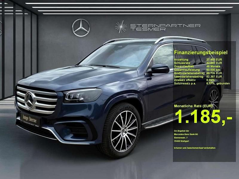 Blau Gebraucht 2024 Mercedes GLS580 AMG Line Premium Plus SUV | 109.450 € (Fairer Preis) - Bild 1/4