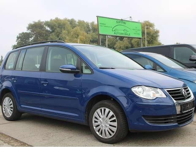 Indienblau Gebraucht 2009 VW Touran Trendline Van / Kleinbus | 5.350 € (Fairer Preis) - Bild 1/4