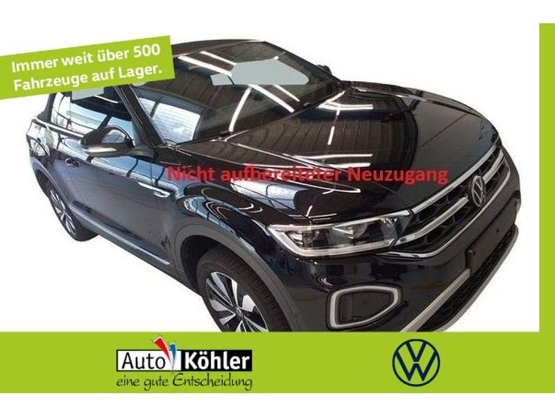 Deep black perleffekt Gebraucht 2024 VW T-Roc Cabriolet Move Cabrio | 25.620 € (Superpreis) - Bild 1/3