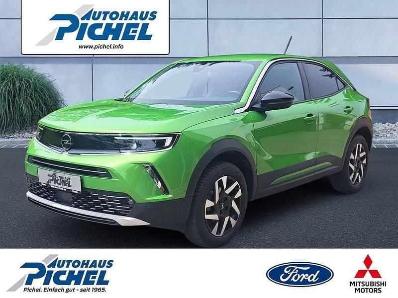 Matcha green/ikone gruen Gebraucht 2021 Opel Mokka-e Elegance SUV | 19.890 € (Fairer Preis) - Bild 1/4