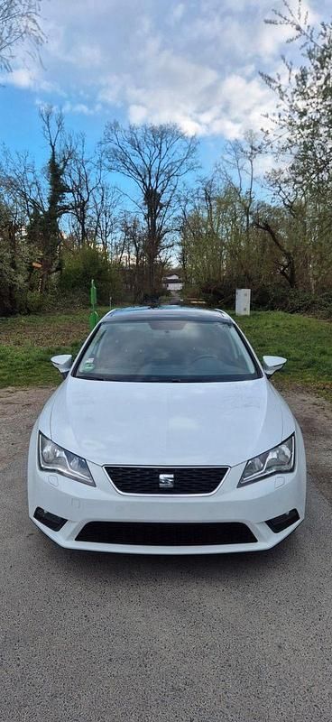 Usata Seat Leon 110 CV (80 kW) 2016 Bianco Berlina