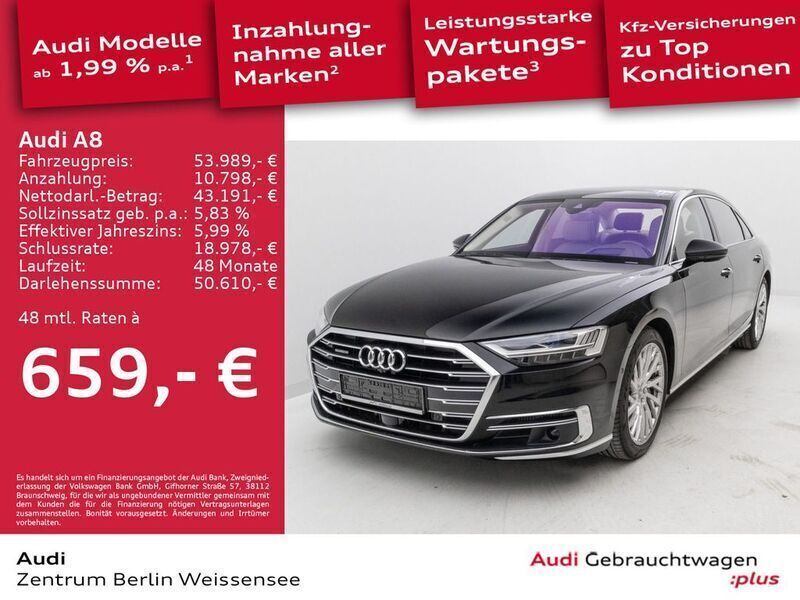 Gebraucht Audi A8L Ambiente 460 PS (338 kW) 2020 Mythosschwarz metallic Limousine