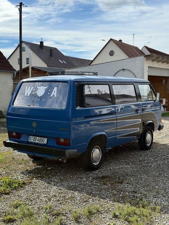 Second-hand VW T3 92 CP (67 kW) 1990 Albastru Van