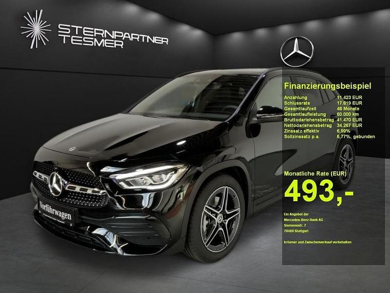 Nachtschwarz Gebraucht 2022 Mercedes GLA220 AMG SUV | 45.200 € (Teuer) - Bild 1/3