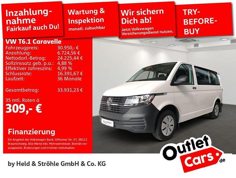Weiß Gebraucht 2022 VW T6.1 Trendline Van | 30.950 € (Teuer) - Bild 1/3