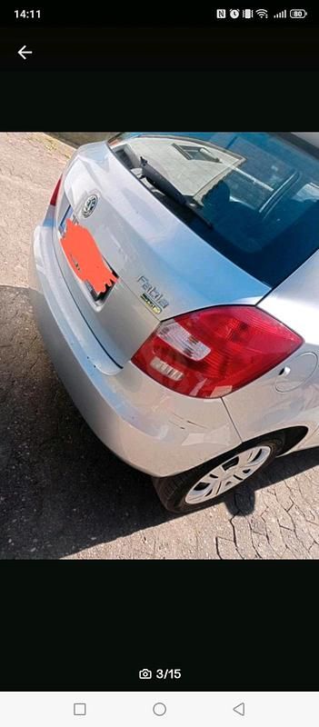 Gebraucht Skoda Fabia 63 PS (46 kW) 2010 Grau Kleinwagen