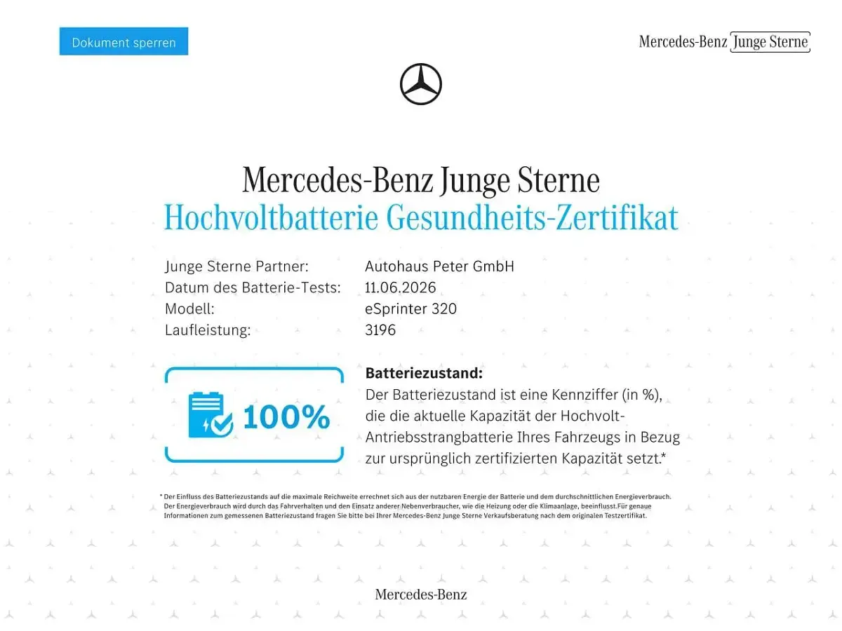Gebraucht Mercedes eCitan 89 kW (122 PS) 2024 Weiß Van / Kleinbus