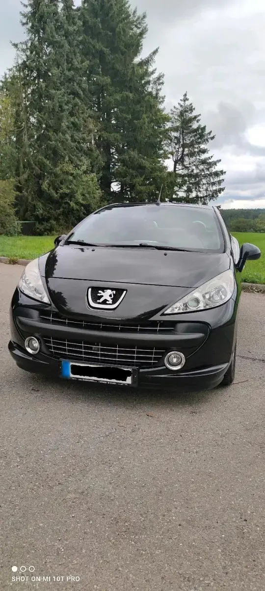 Gebraucht Peugeot 207 CC 120 PS (88 kW) 2008 Schwarz Cabrio