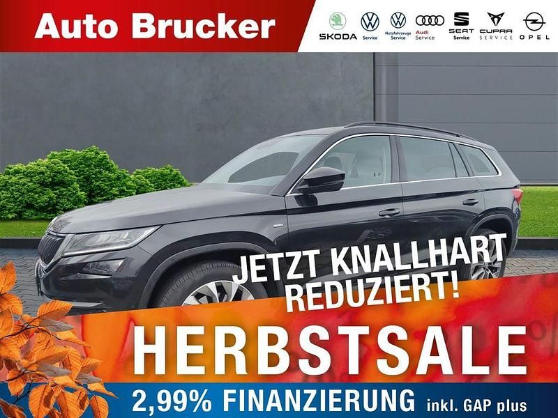 Schwarz Gebraucht 2021 Skoda Kodiaq Clever SUV | 29.870 € (Superpreis) - Bild 1/4