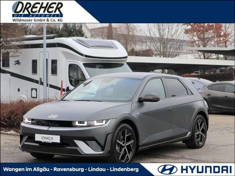 Grau (ecotronic gray (matt) / mat) Gebraucht 2025 Hyundai Ioniq 5 N Line SUV | 39.490 € (Superpreis) - Bild 1/4