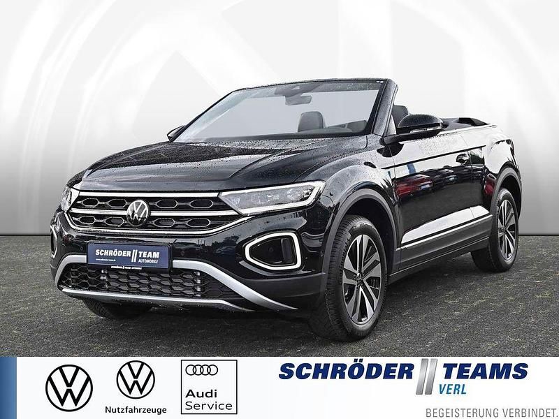 Schwarz (deep black perleffekt) Neu 2025 VW T-Roc Cabriolet Cabrio | 39.980 € (Superpreis) - Bild 1/4
