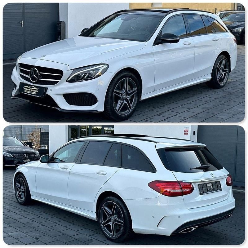 Gebraucht Mercedes C300 AMG line 245 PS (180 kW) 2016 Weiß Kombi