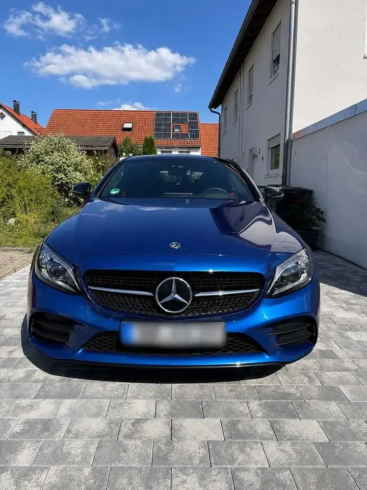 Gebraucht Mercedes C400 AMG line 333 PS (244 kW) 2022 Blau Coupé