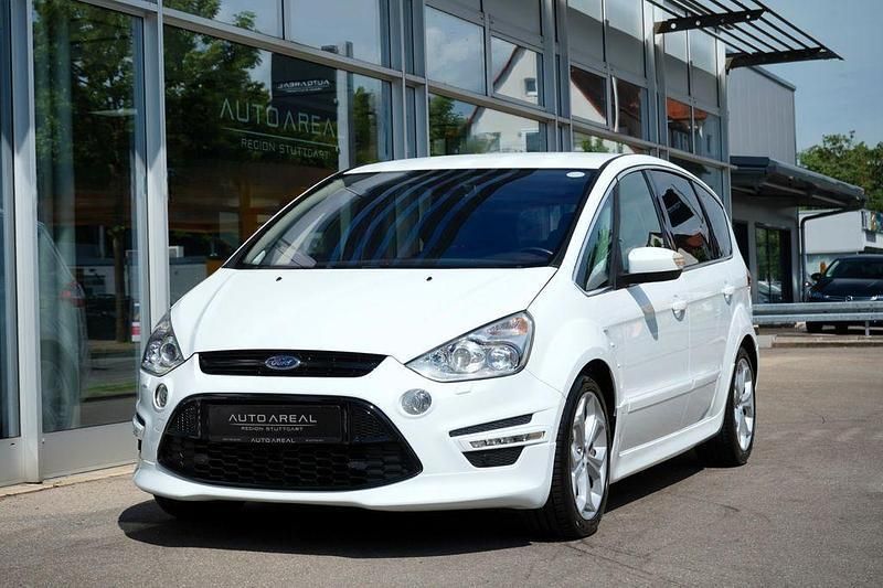 Weiß Gebraucht 2014 Ford S-MAX ST-Line Van / Kleinbus | 10.990 € (Guter Preis) - Bild 1/4
