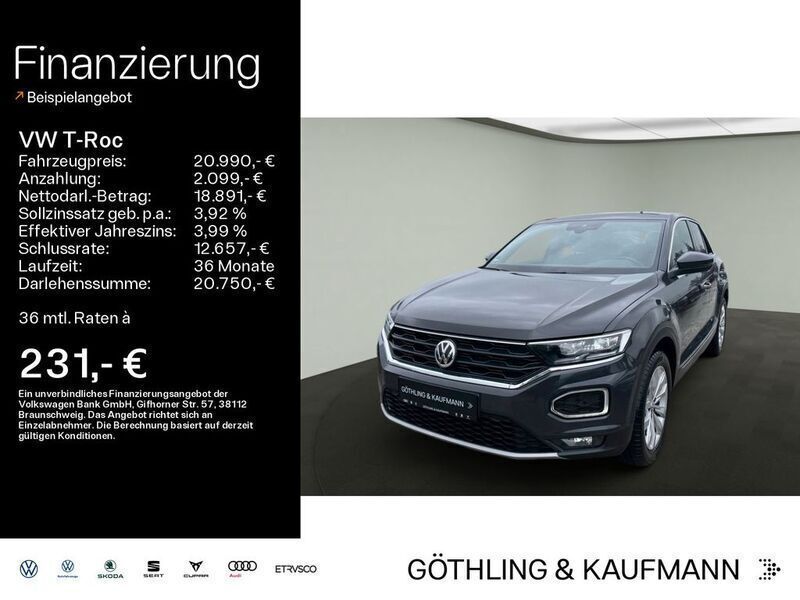 Uranograu Gebraucht 2020 VW T-Roc Sportline SUV | 20.990 € (Fairer Preis) - Bild 1/4