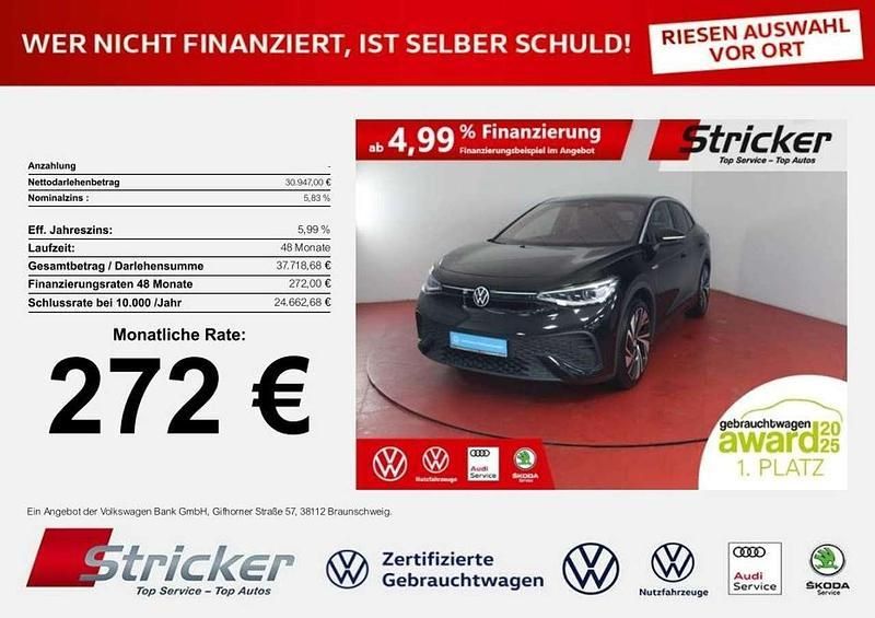 Grenadillschwarz metallic Gebraucht 2023 VW ID.5 Pro Performance SUV | 30.947 € (Superpreis) - Bild 1/4