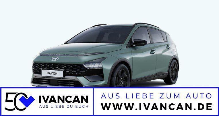 Mangrove green Neu 2025 Hyundai Bayon Blackline SUV | 25.890 € (Fairer Preis) - Bild 1/4
