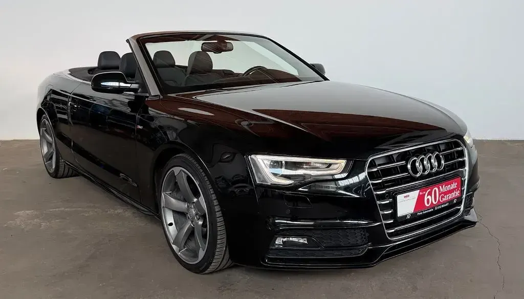 Gebraucht Audi A5 Cabriolet S-Line 190 PS (139 kW) 2016 Schwarz Cabrio