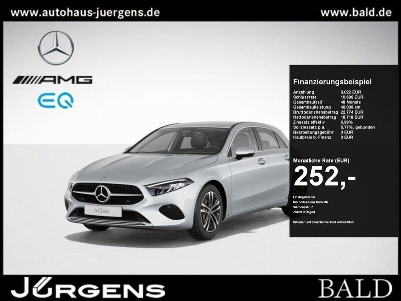 Gebraucht Mercedes A200 Advanced 163 PS (119 kW) 2023 Iridiumsilber metallic Limousine