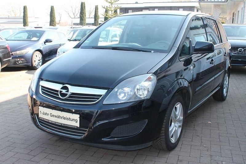 Gebraucht Opel Zafira Edition 116 PS (85 kW) 2011 Schwarz Van / Kleinbus