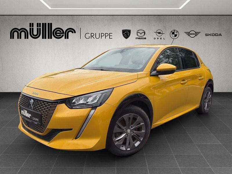 Gelb Gebraucht 2021 Peugeot e-208 Allure Kleinwagen | 12.990 € (Guter Preis) - Bild 1/4
