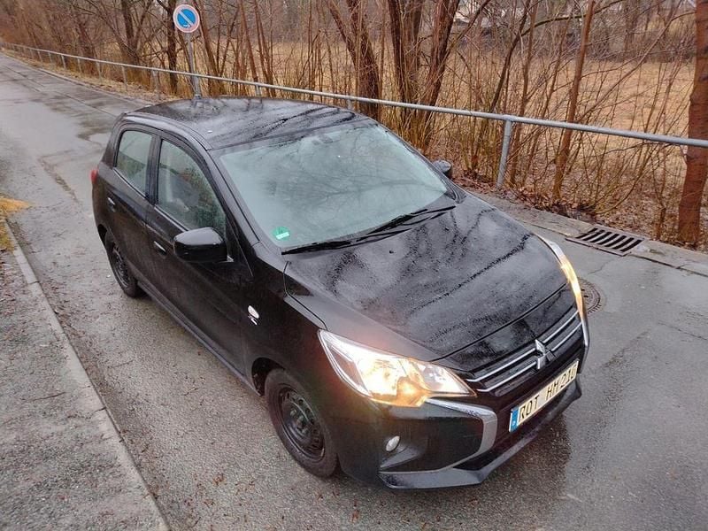 Gebraucht Mitsubishi Space Star 71 PS (52 kW) 2020 Schwarz Kleinwagen