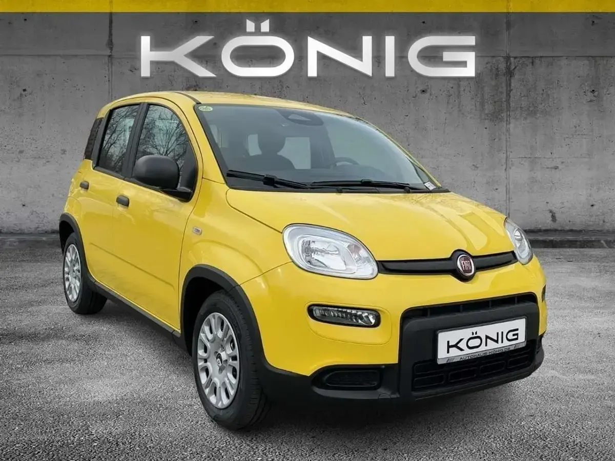 Neu Fiat Panda 69 PS (50 kW) 2025 Positano gelb dach schwarz (ge Kleinwagen