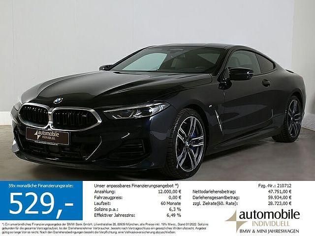 Carbonschwarz (metallic) Gebraucht 2023 BMW M850 Coupé | 59.840 € (Superpreis) - Bild 1/1