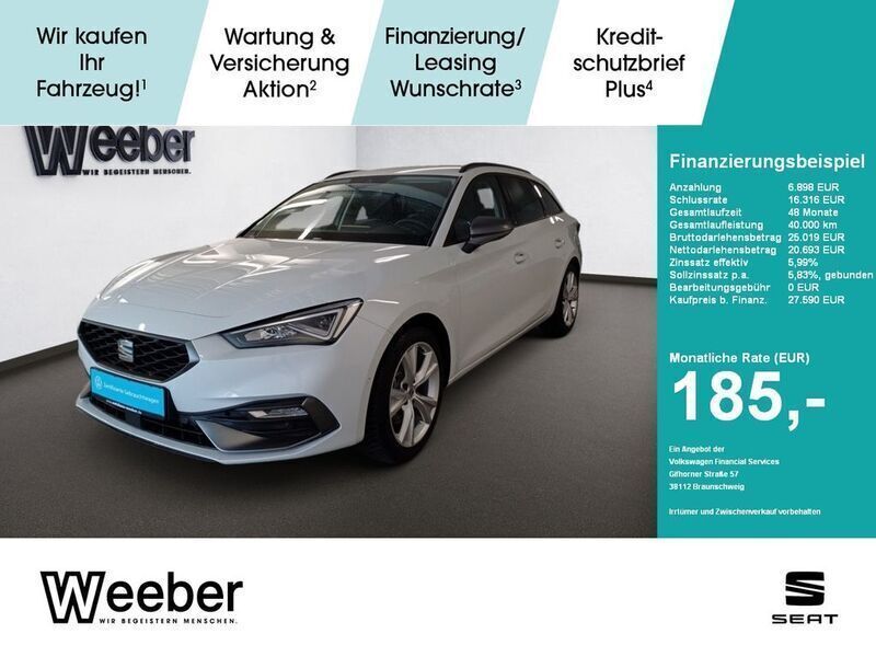 Nevada weiss Gebraucht 2024 Seat Leon FR Kombi | 27.980 € (Fairer Preis) - Bild 1/4