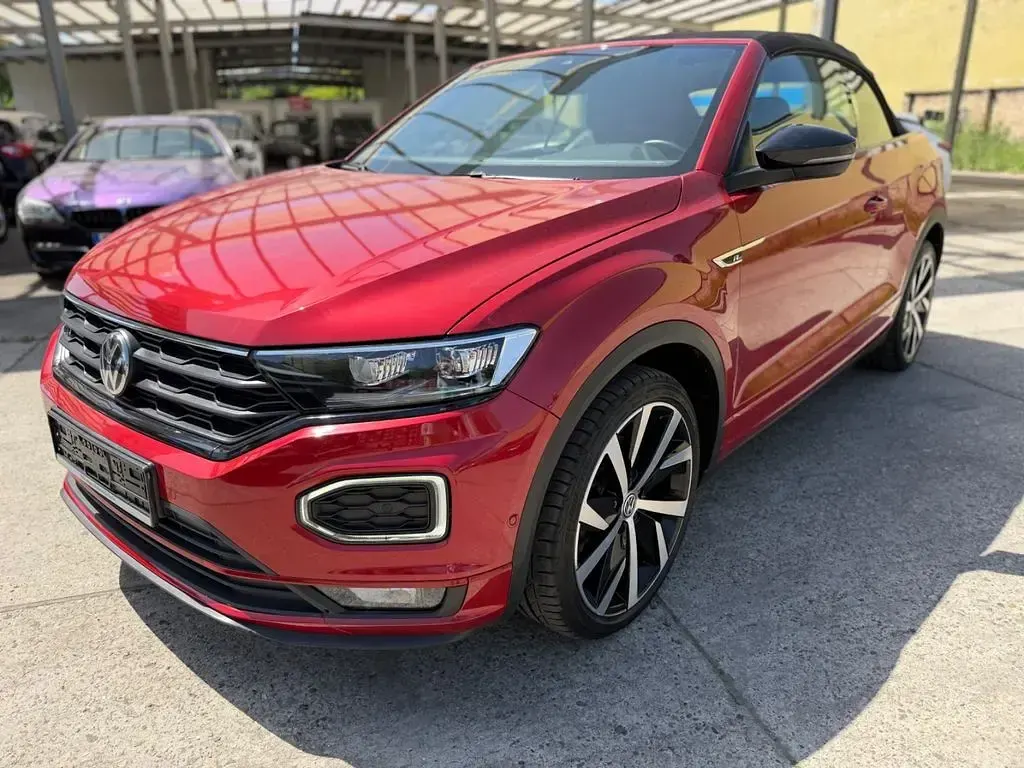 Gebraucht VW T-Roc Cabriolet R-line 150 PS (110 kW) 2020 Rot Cabrio