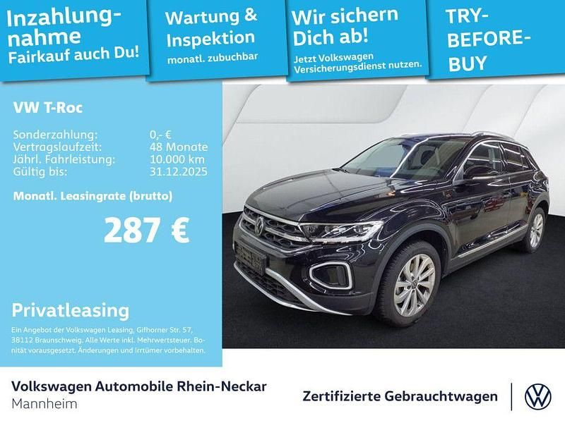 Deep black perleffekt Gebraucht 2024 VW T-Roc Style SUV | 27.492 € (Guter Preis) - Bild 1/3