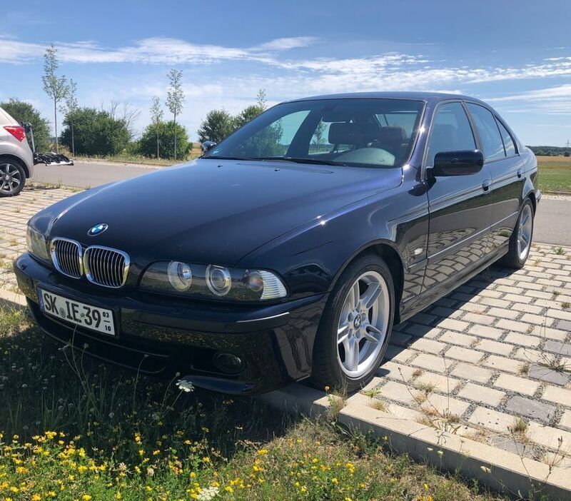 Schwarz Gebraucht 2003 BMW 520 Sport Line Limousine | 12.000 € - Bild 1/4