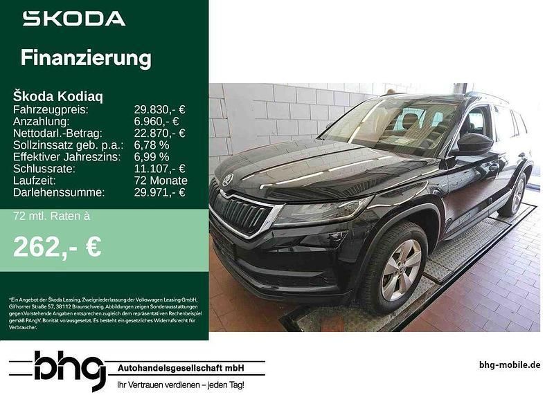 Schwarz Gebraucht 2021 Skoda Kodiaq Clever SUV | 29.830 € (Fairer Preis) - Bild 1/4