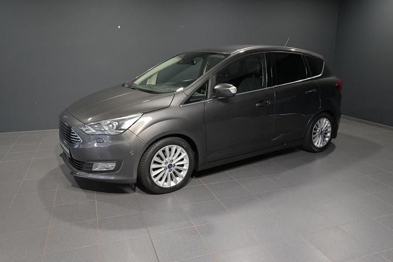 Grau magnetitgrau Gebraucht 2018 Ford C-MAX Titanium Van / Kleinbus | 10.900 € (Guter Preis) - Bild 1/4