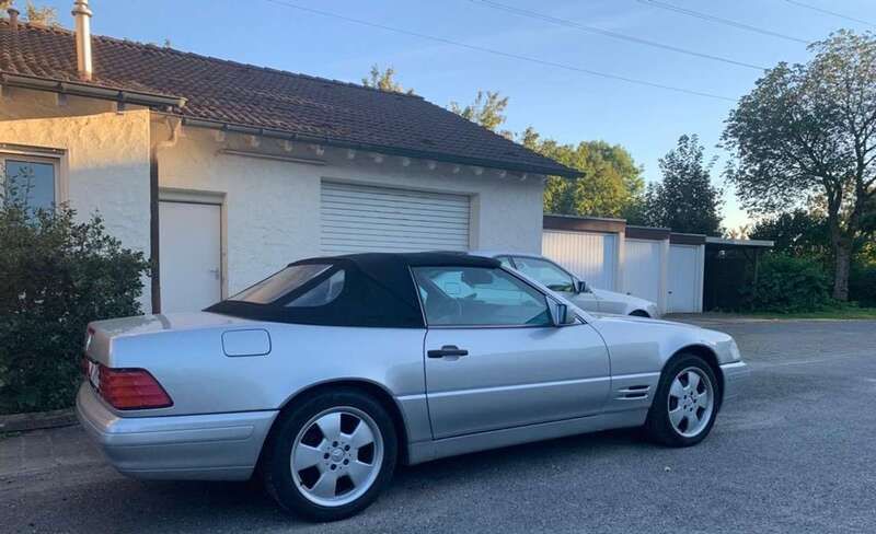 Silber Gebraucht 1997 Mercedes SL280 Cabrio | 23.900 € (Teuer) - Bild 1/4