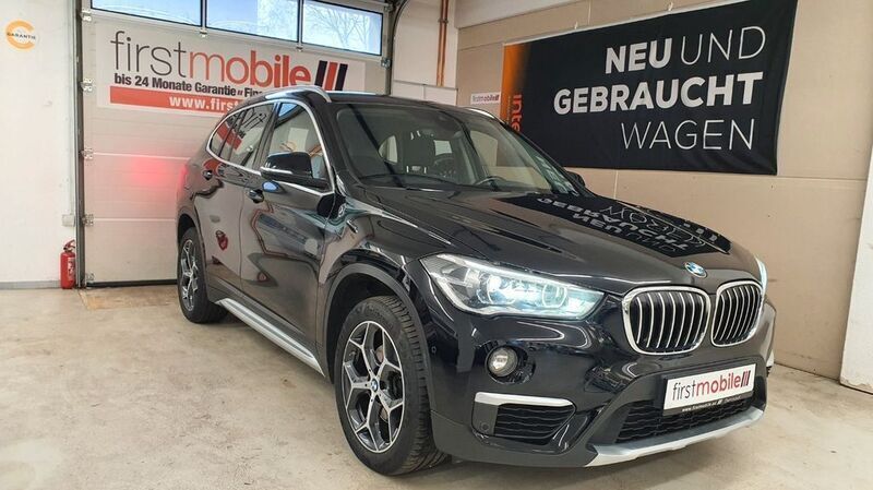 Schwarz 2 Gebraucht 2019 BMW X1 xLine SUV | 16.700 € (Teuer) - Bild 1/4