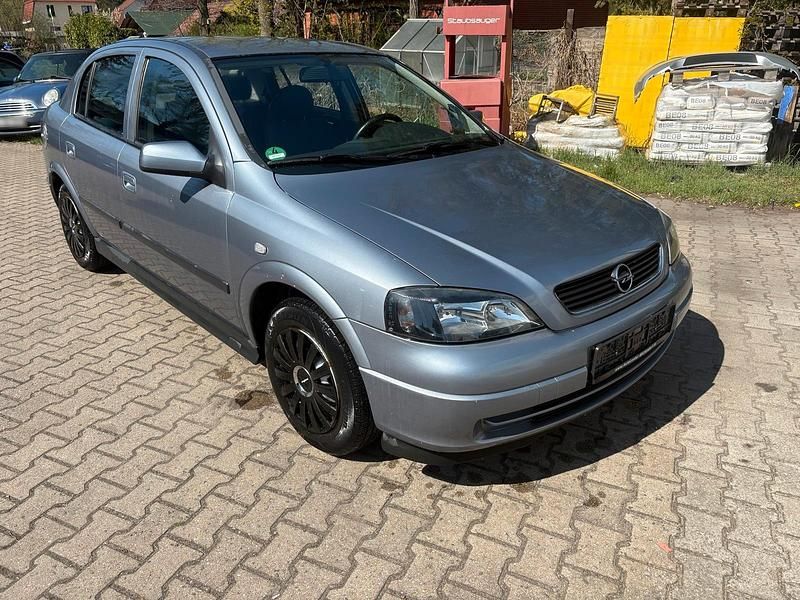 Gebraucht Opel Astra 84 PS (61 kW) 2003 Blau Limousine