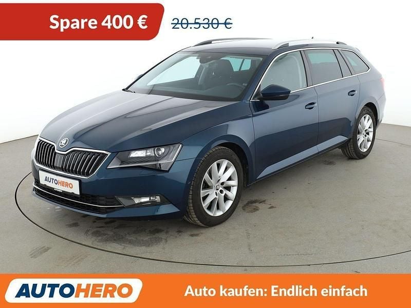 Gebraucht Skoda Superb Style 150 PS (110 kW) 2018 Blau Kombi