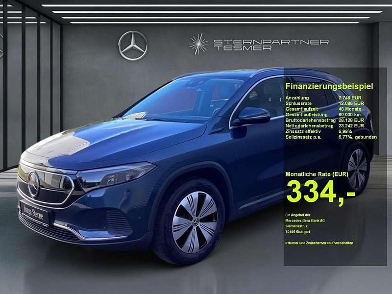 Denimblau metallic Gebraucht 2022 Mercedes EQA300 Progressive SUV | 30.780 € (Fairer Preis) - Bild 1/3