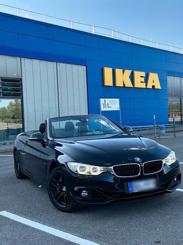 Schwarz Gebraucht 2015 BMW 435 Comfort Edition Cabrio | 20.899 € (Superpreis) - Bild 1/4