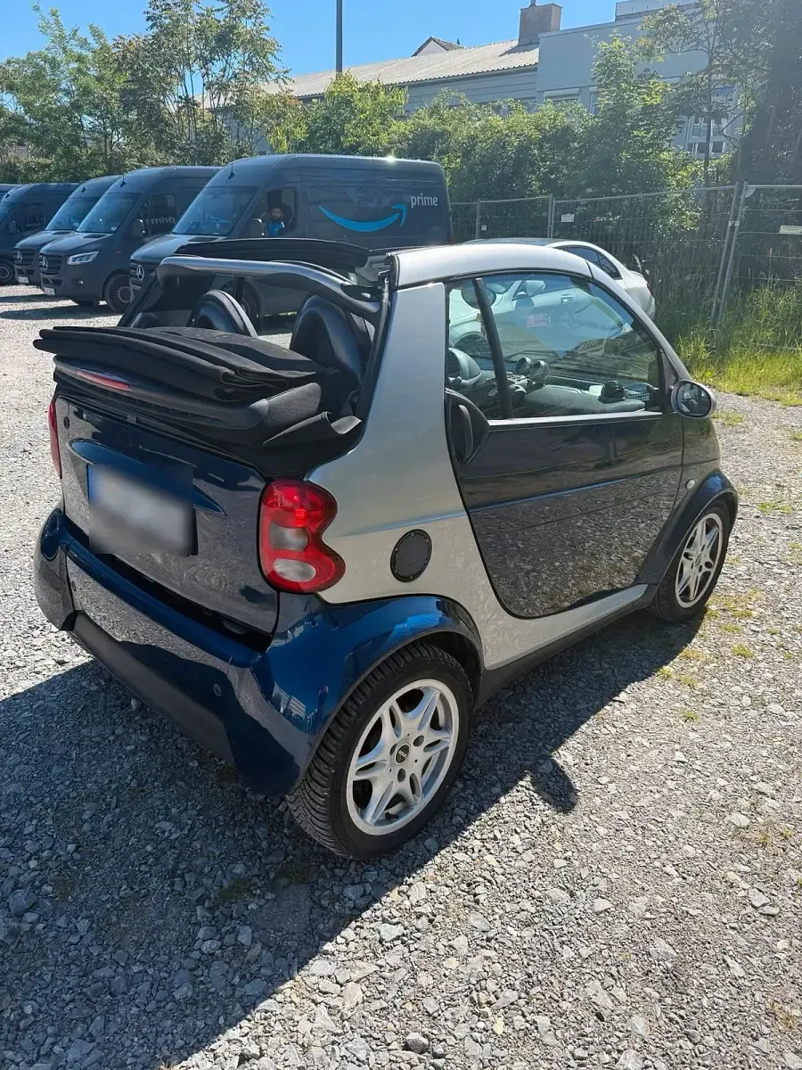 Używany Smart ForTwo Cabrio 61 KM (44 kW) 2003 Niebieski Kabriolet