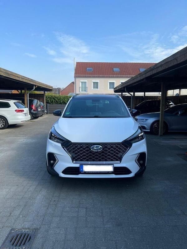 Weiß Gebraucht 2021 Hyundai Tucson N Line SUV | 21.400 € (Guter Preis) - Bild 1/4
