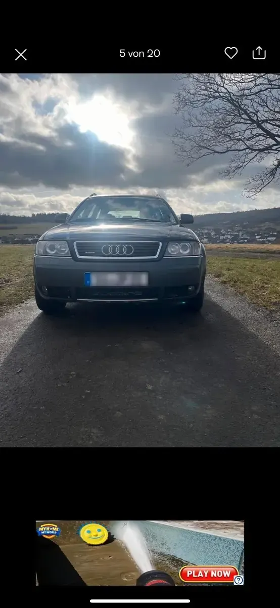 Używany Audi A6 Allroad 179 KM (131 kW) 2001 Czarny Kombi
