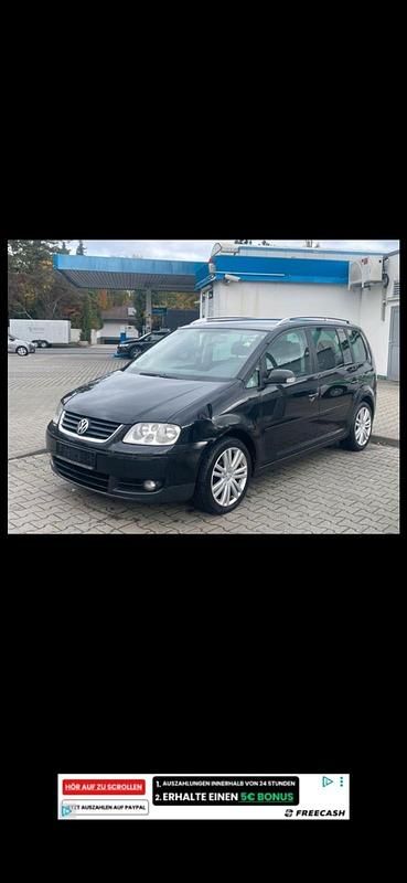 Gebraucht VW Touran 140 PS (102 kW) 2007 Schwarz Van / Kleinbus