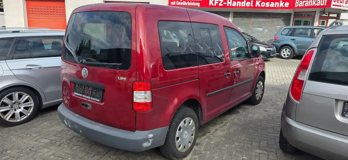 Gebraucht VW Caddy 75 PS (55 kW) 2006 Rot Van / Kleinbus
