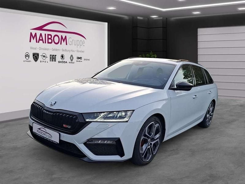 Gebraucht Skoda Octavia RS 200 PS (147 kW) 2022 Moonweiss metallic Kombi