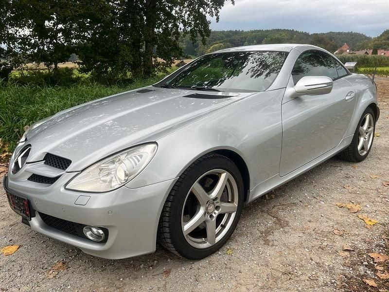 Silber Gebraucht 2009 Mercedes SLK350 Cabrio | 10.900 € (Superpreis) - Bild 1/4
