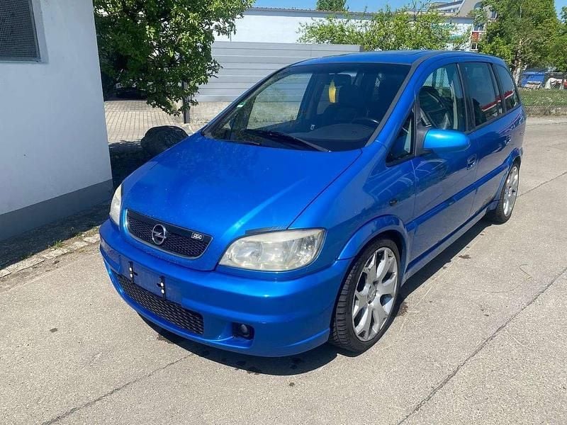 Blau Gebraucht 2001 Opel Zafira OPC Van / Kleinbus | 1.499 € (Guter Preis) - Bild 1/4